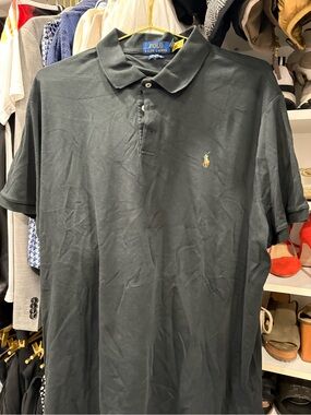 Polo by Ralph Lauren Men’s Dark Green Polo with Embroidered Pony